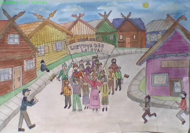 Dalyvavome piešinių konkurse