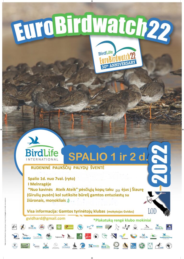 Kviečiame palydėti paukščius