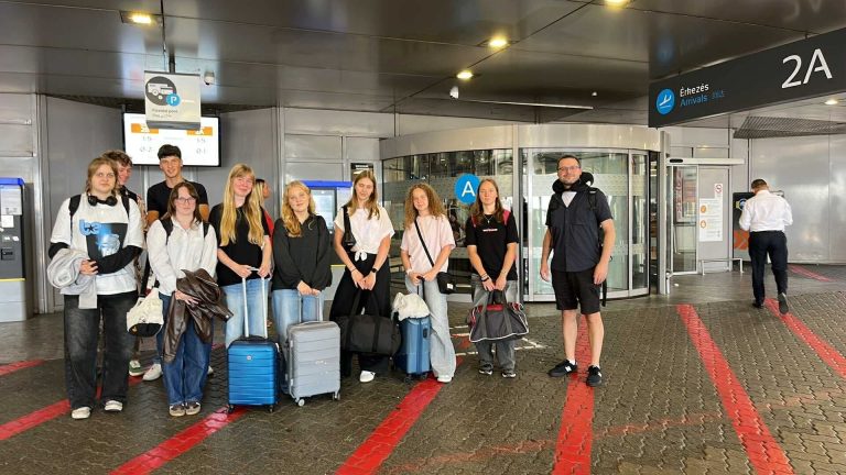 Mokinių delegacija Budapešte