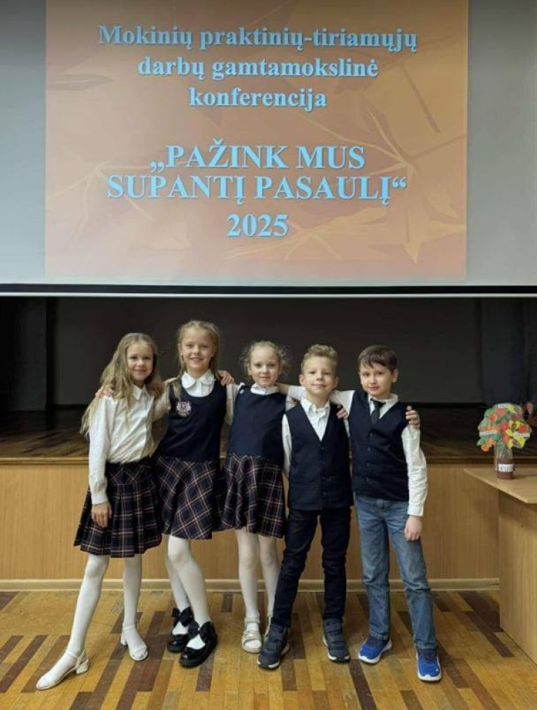 Mokinių konferencija „Pažink mus supantį pasaulį“